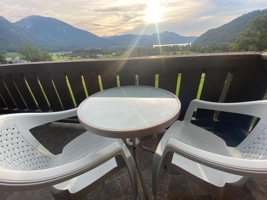 Schoene Ferienwohnung Mit Wolfgangseeblick Strobl Eksteriør billede