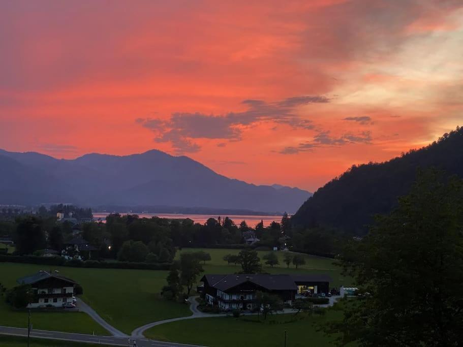 Schoene Ferienwohnung Mit Wolfgangseeblick Strobl Eksteriør billede